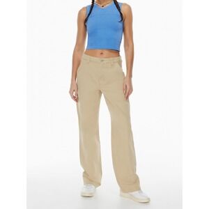 TNA Arritzia Greenwich Carpenter Pants Women's Size 4 Utility Khaki Beige